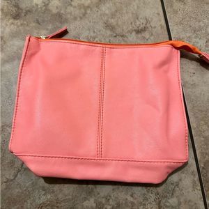 NWOT Peach Cosmetics Bag